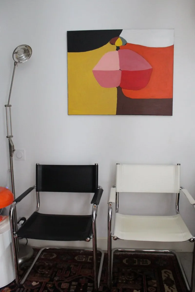 Pamono Bodasca, Lips, 2025, Acrylic on Stretched Canvas> Abstraction|Painting