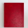 Pamono Bodasca, Minimalist Textured Red, 2025, Acrylic on Canvas> Abstraction