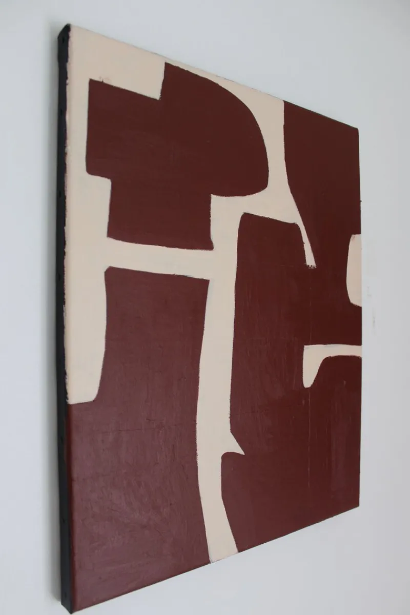 Pamono Bodasca, Organic Abstract, 2025, Acrylic on Stretched Canvas> Abstraction