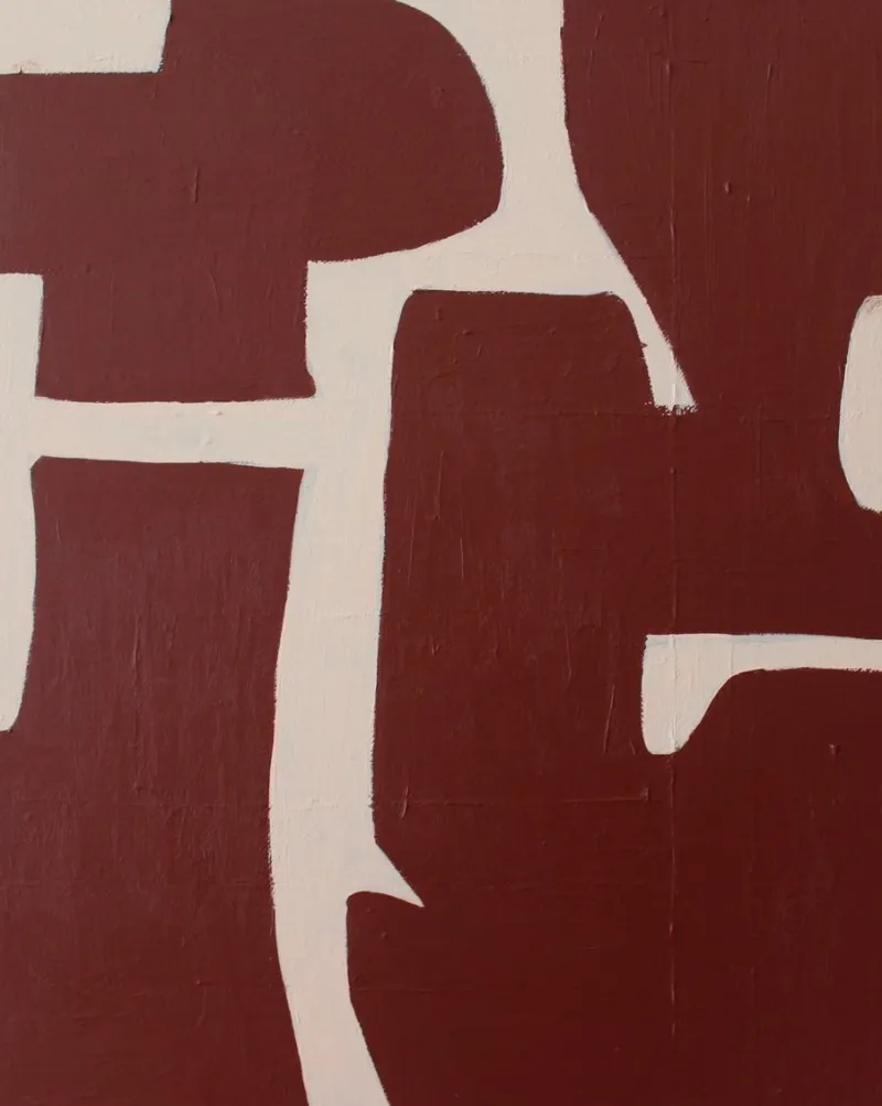Pamono Bodasca, Organic Abstract, 2025, Acrylic on Stretched Canvas> Abstraction