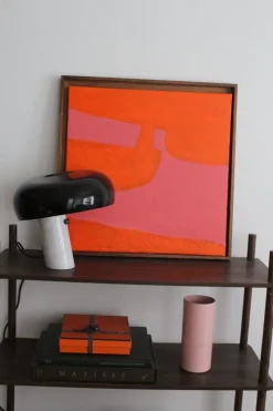 Pamono Bodasca, Pink-Orange, Acrylic on Canvas, 2025> Abstraction|Painting
