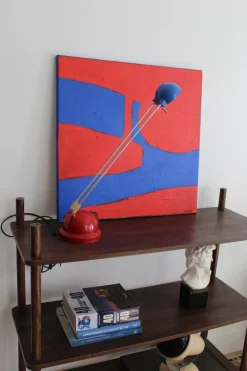 New Pamono Bodasca, Red Shape, 2025, Acrylic on Canvas