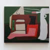 Best Pamono Bodasca, Serenity Colorful Abstract, Acrylic on Canvas, 2025