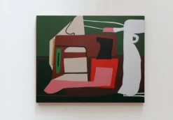 Best Pamono Bodasca, Serenity Colorful Abstract, Acrylic on Canvas, 2025