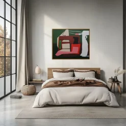 Best Pamono Bodasca, Serenity Colorful Abstract, Acrylic on Canvas, 2025