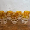 Pamono Boheme Crystal Liquor Service Set, 1920s, Set of 8> Glassware