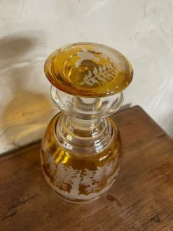 Pamono Boheme Crystal Liquor Service Set, 1920s, Set of 8><noscript><img width=