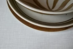 Online Pamono Bohemian Country Chic Style Stoneware Dinnerware Set from Longchamp, 1970s, Set of 19