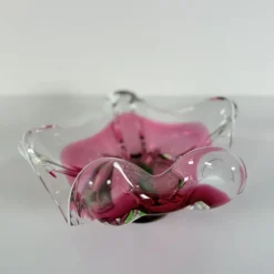 Discount Pamono Bohemian Curved Glass Bowl attributed to Josef Hospodka for Chribska Glassworks, 1960s