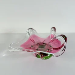 Discount Pamono Bohemian Curved Glass Bowl attributed to Josef Hospodka for Chribska Glassworks, 1960s