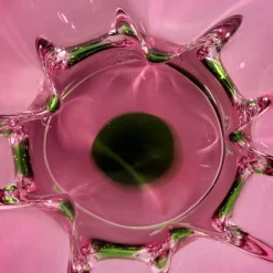 Discount Pamono Bohemian Curved Glass Bowl attributed to Josef Hospodka for Chribska Glassworks, 1960s