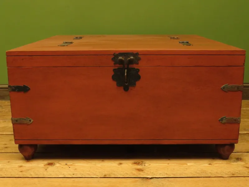 Pamono Bohemian Painted Storage Chest, 1990s> Dressers, Commodes & Chests