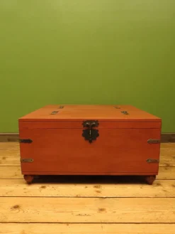 Pamono Bohemian Painted Storage Chest, 1990s><noscript><img width=
