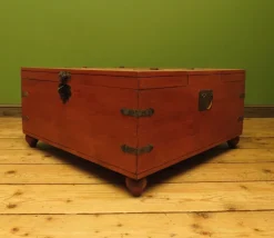 Pamono Bohemian Painted Storage Chest, 1990s><noscript><img width=