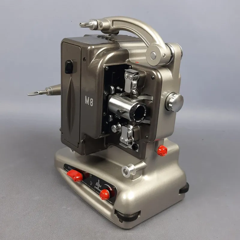 Discount Pamono Bolex Paillard M8 Swiss Film Projector with Vintage Box, 1950s