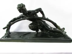 Clearance Pamono Bon, Figurative Sculpture, Late 19th or Early 20th Century, Plaster