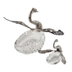 Clearance Pamono Bonbonnieres Swans Salt Cellars, Set of 2
