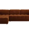 New Pamono Bond Sectional Sofa in Brown Velvet by Moanne