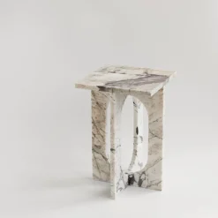 Pamono Bond Side Table in Calacatta Marble from Kiwano Concept><noscript><img width=