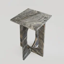 Pamono Bond Side Table in Picasso Marble from Kiwano Concept><noscript><img width=
