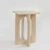 New Pamono Bond Side Table in Travertine from Kiwano Concept