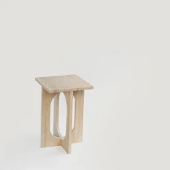 New Pamono Bond Side Table in Travertine from Kiwano Concept