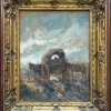 Pamono Bonfatti, Caravan, 20th Century, Oil Painting on Canvas> Painting