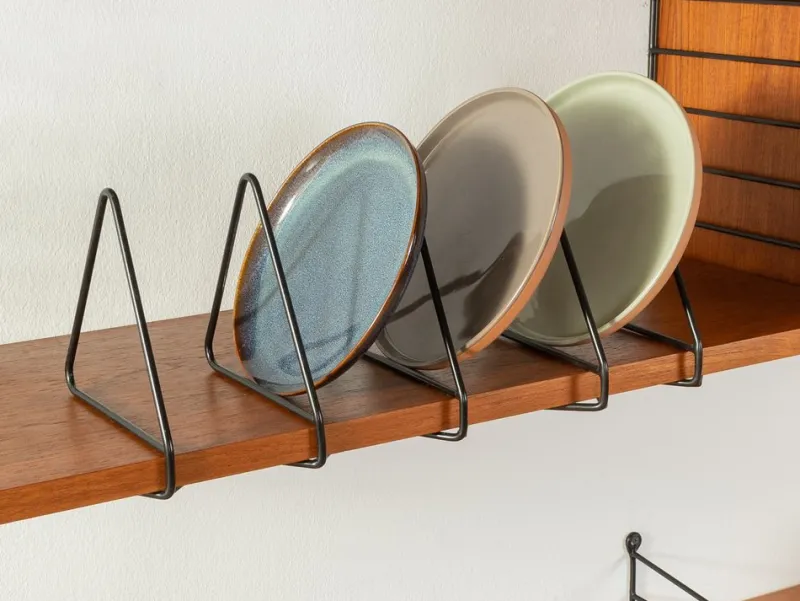 New Pamono Book Holder by Kajsa & Nils Nisse Strinning for String, 1950s, Set of 5