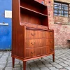 Pamono Bookcase with Secretary and Chest of Drawers in Teak, Denmark> Shelves & Wall Units