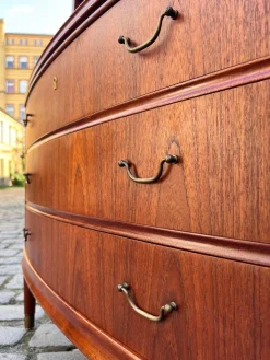 Pamono Bookcase with Secretary and Chest of Drawers in Teak, Denmark><noscript><img width=