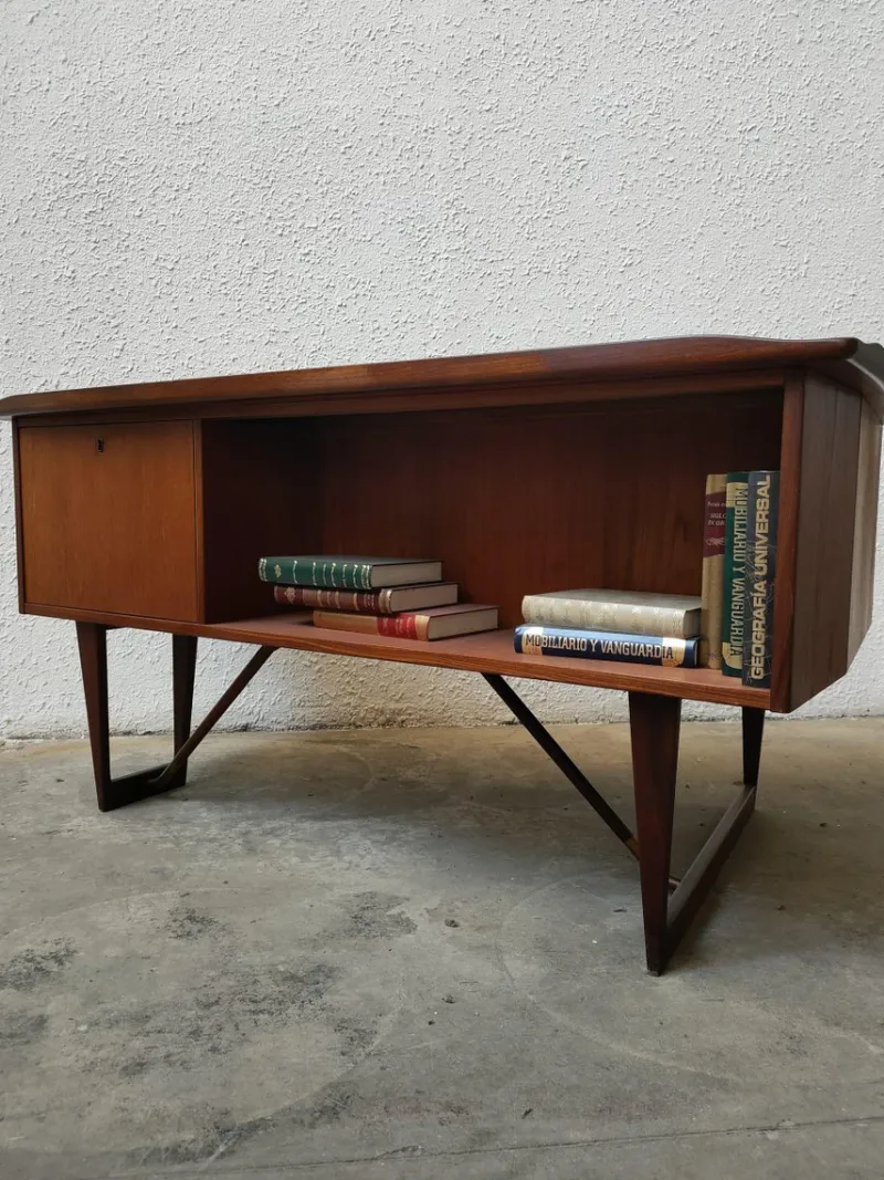 Hot Pamono Boomerang Desk by Peter Lovig
