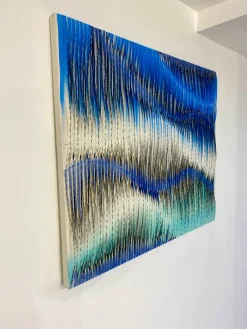 Pamono Boréal, 2023, Mixed Media Textile Artwork