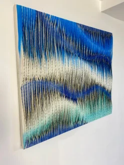 Pamono Boréal, 2023, Mixed Media Textile Artwork