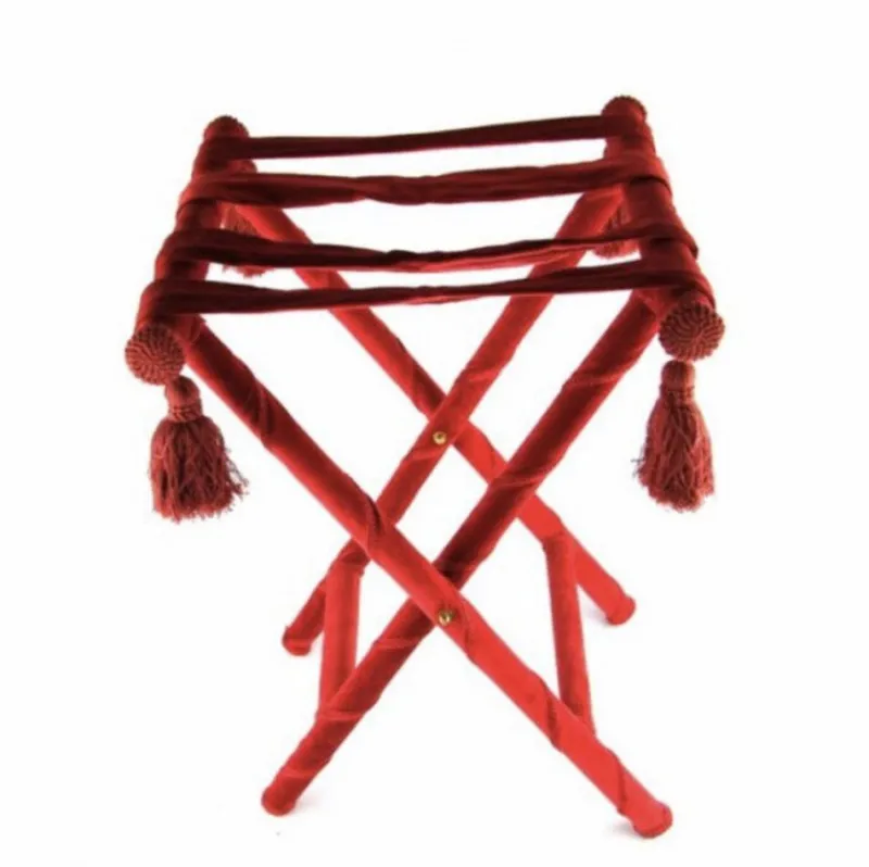 Pamono Bordeaux Velvet Tray Holder by Royal Family> Tables