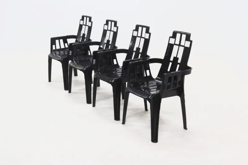 Discount Pamono Boston Chairs by Pierre Paulin for Henry Massonnet, France, 1980s, Set of 4
