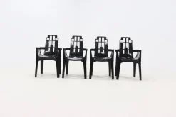 Discount Pamono Boston Chairs by Pierre Paulin for Henry Massonnet, France, 1980s, Set of 4