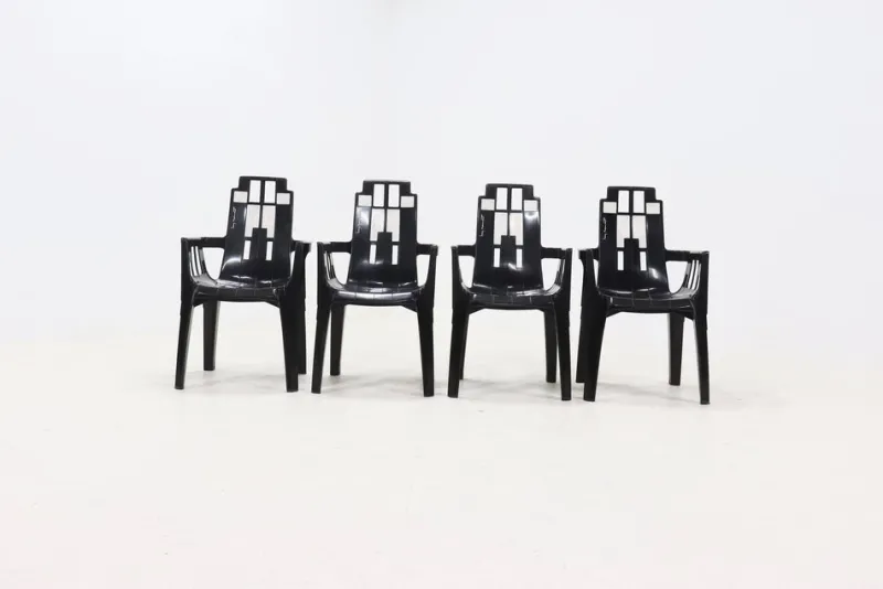 Discount Pamono Boston Chairs by Pierre Paulin for Henry Massonnet, France, 1980s, Set of 4