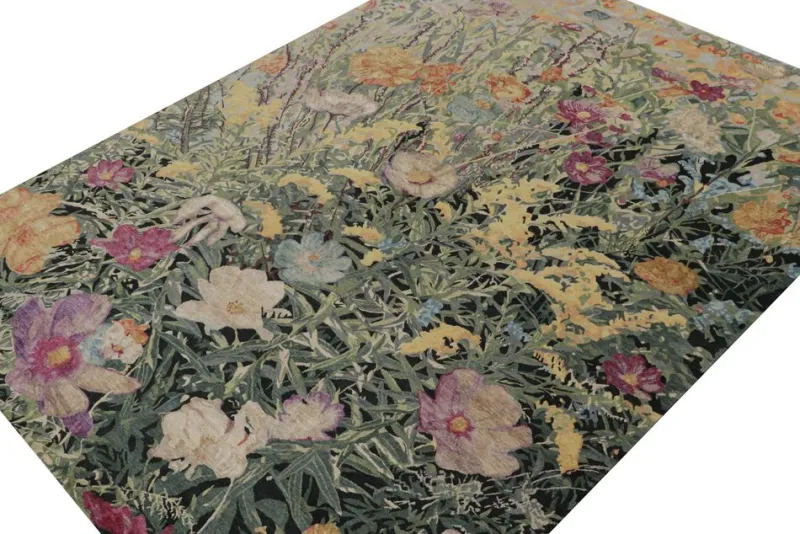 Pamono Botanical Rug from R&K Principal Jahanshah Nazmiyal> Carpets & Textiles|Carpets & Textiles