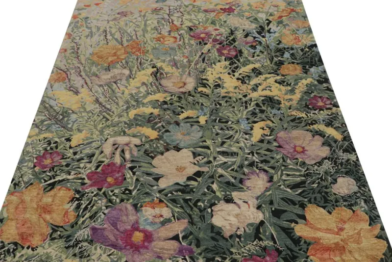 Pamono Botanical Rug from R&K Principal Jahanshah Nazmiyal> Carpets & Textiles|Carpets & Textiles