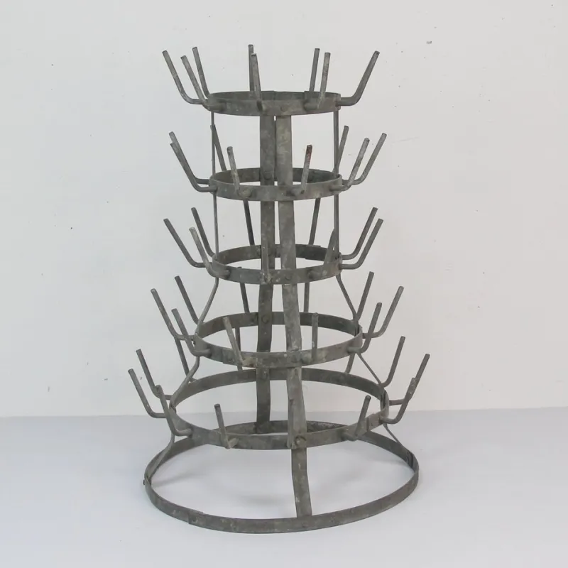 Pamono Bottle Drainer Rack, Early 20th Century> Racks, Hooks & Valets