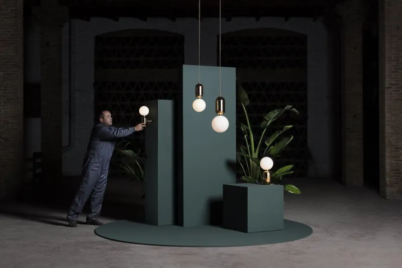 Hot Pamono Bottom 90 Pendant Lamp by Parachilna