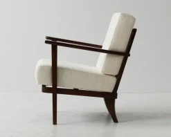 Pamono Bouclé Armchairs by Miroslav Navratil, 1970s, Set of 2> Lounge Chairs & Armchairs