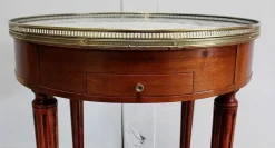 Pamono Bouillotte Table in Mahogany in the Style of Louis XVI, Early 20th Century><noscript><img width=