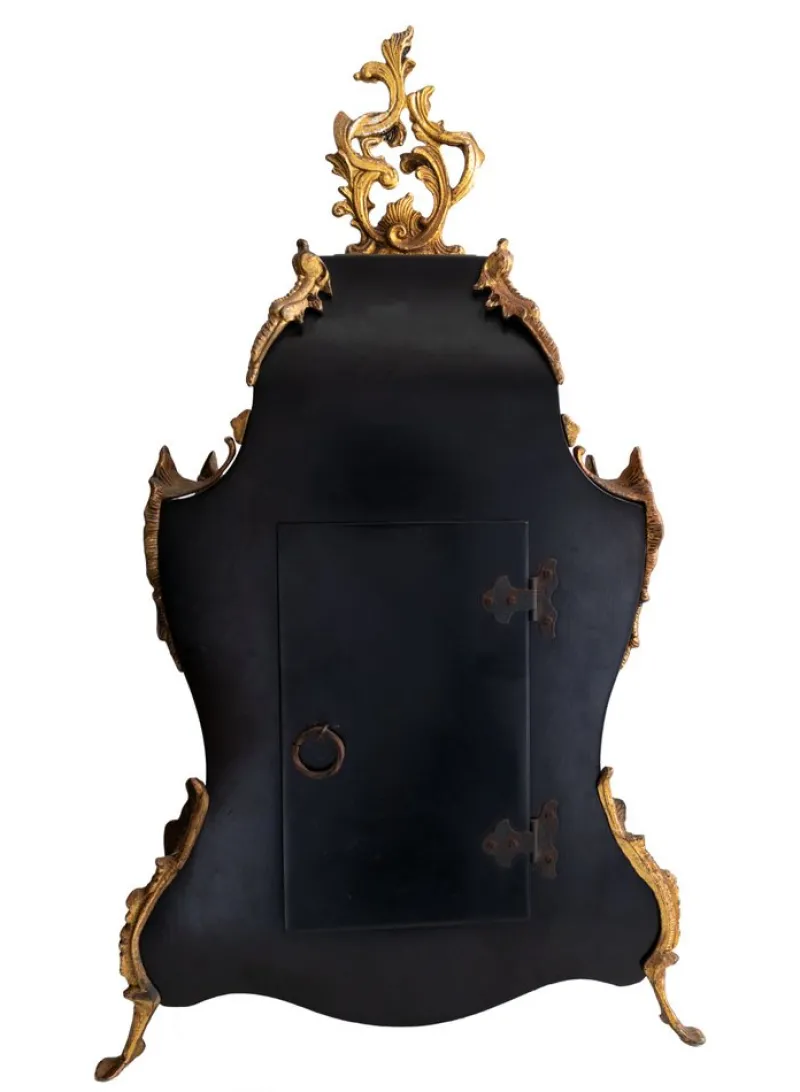 Sale Pamono Boulle Pendulum Mantle Clock, 1950s