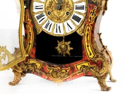 Sale Pamono Boulle Pendulum Mantle Clock, 1950s