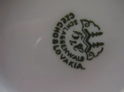 Pamono Bowl and Small Plates from Schlagenwald, 1930s, Set of 7><noscript><img width=