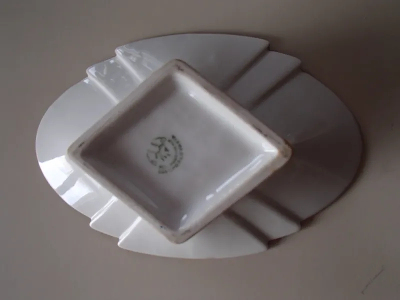 Pamono Bowl and Small Plates from Schlagenwald, 1930s, Set of 7> Serving Dishes
