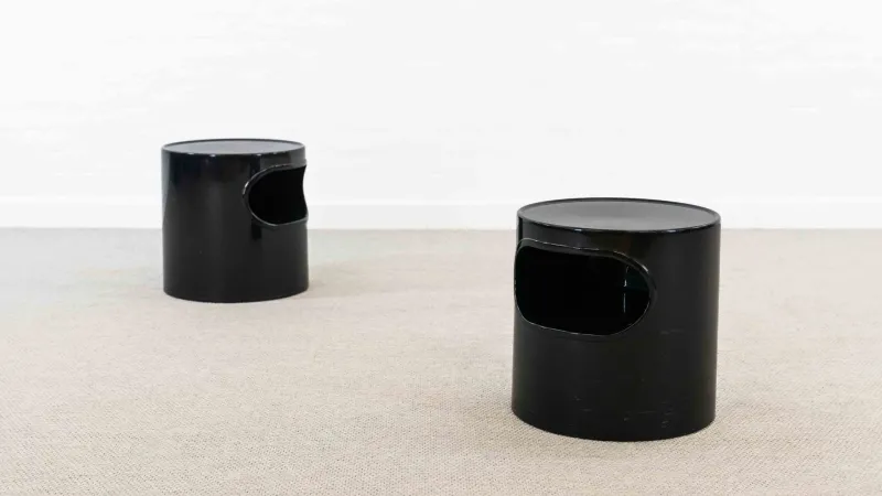 Hot Pamono Boy Tables by Emma Gismondi-Schweinberger for Metra, 1970s, Set of 2