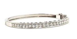 Pamono Bracelet in 18 Karat White Gold with 25 Diamonds, 1990s> Bracelets