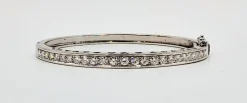 Pamono Bracelet in 18 Karat White Gold with 25 Diamonds, 1990s> Bracelets